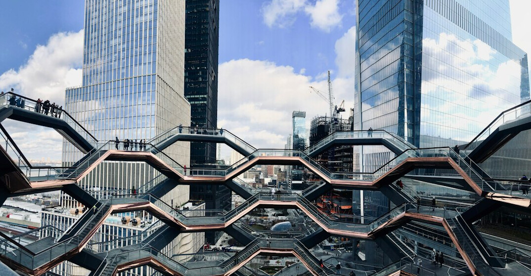 futuristic city with ai elements