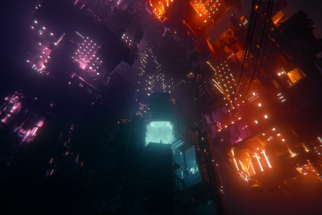 futuristic city technology